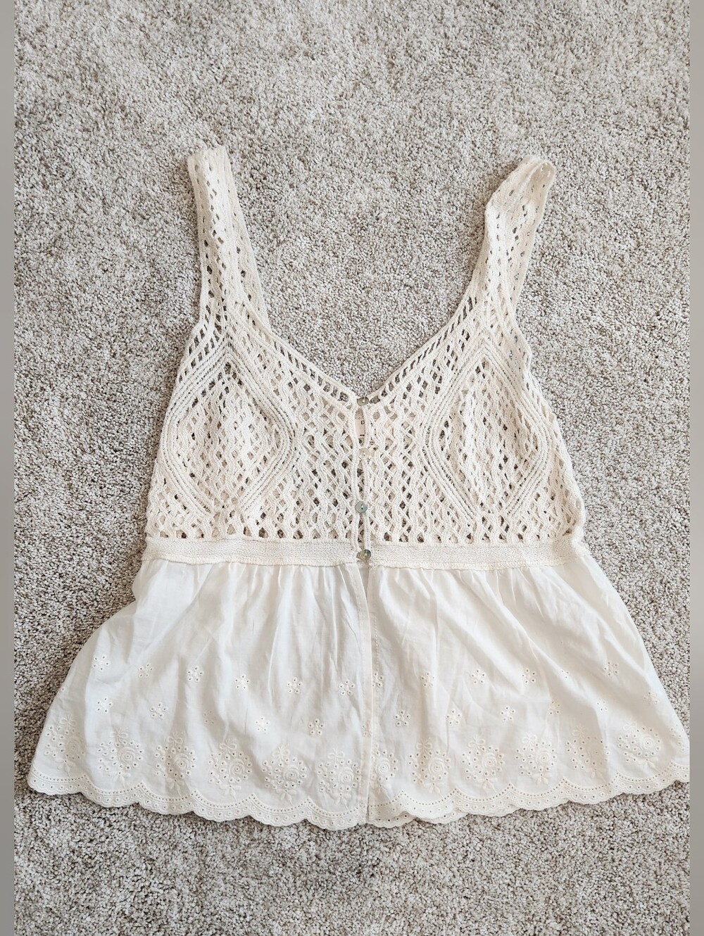 Dizzy Lizzy Button Up Tank